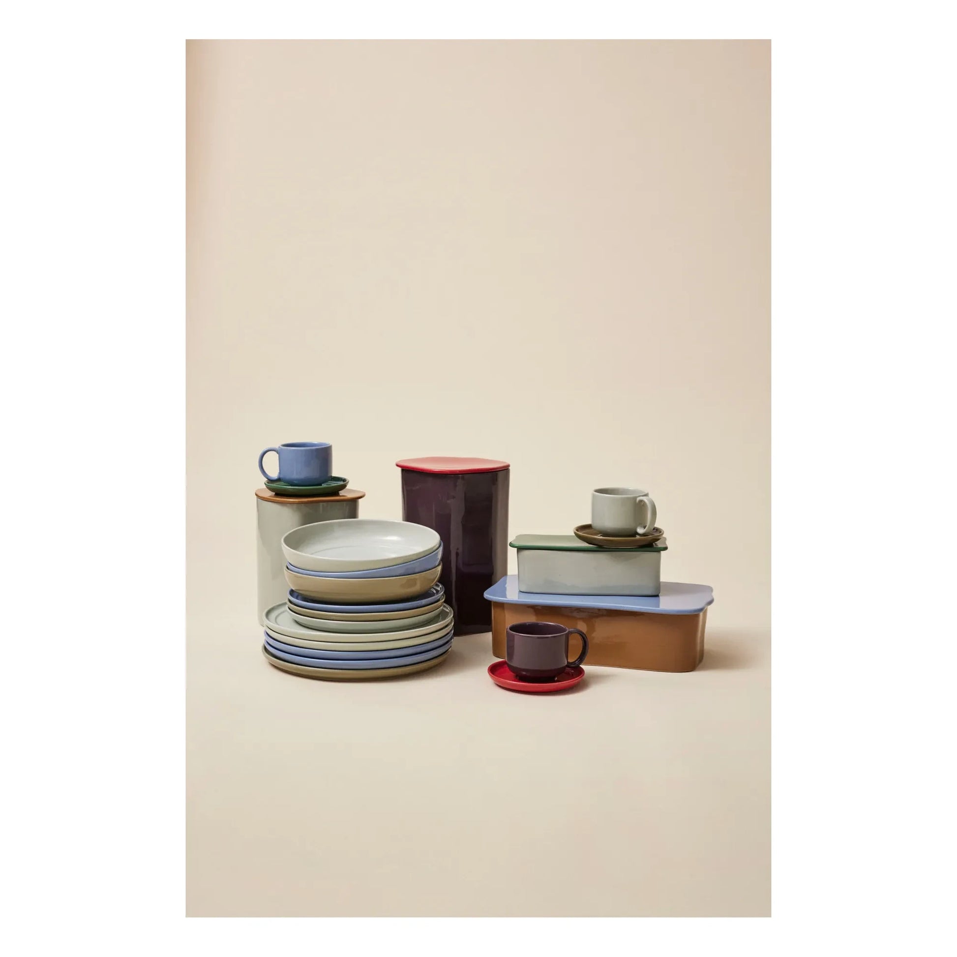 Hübsch - Amare Storage Box | Light Blue
