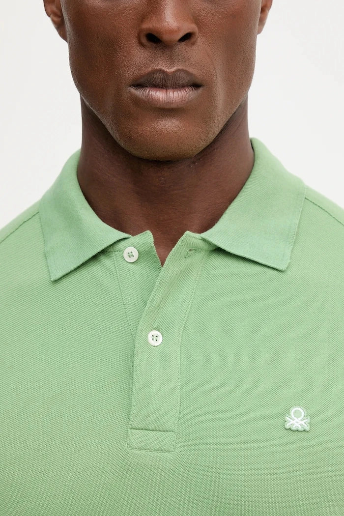 United Colors of Benetton Yakalı Pamuklu Tişört