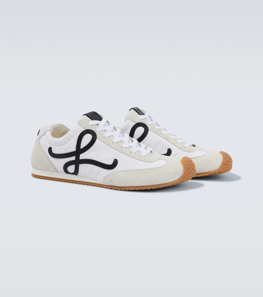 Loewe - Ballet Runner 2.0 suede-trimmed sneakers
