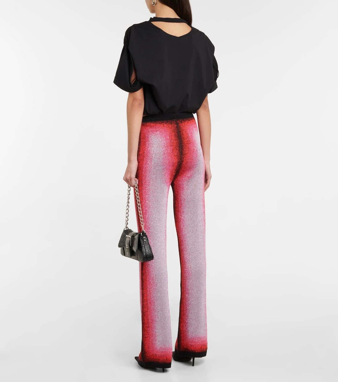 Y/Project - Gradient knit wide-leg pants