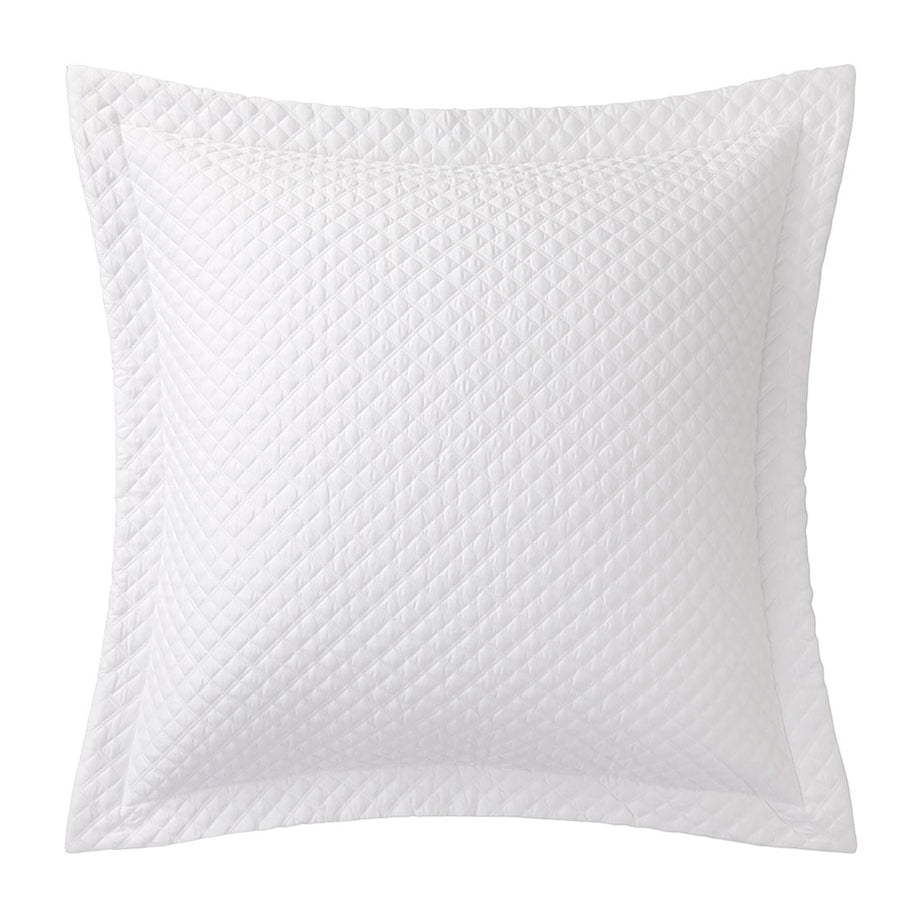 Cotton Argyle Square Pillowcase (65cm x 65cm)