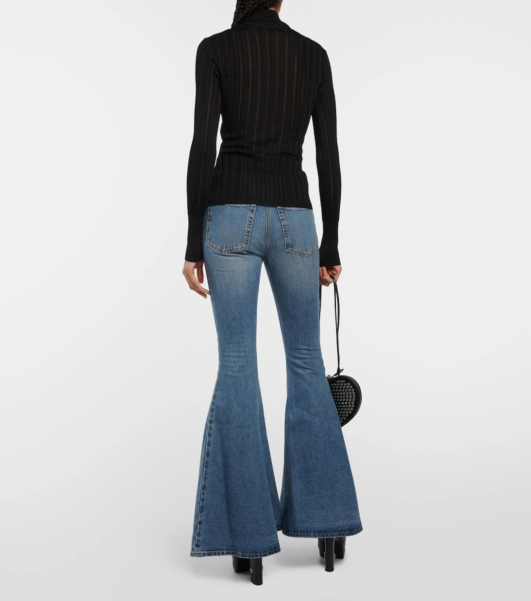 Alaïa - Crinoline turtleneck sweater