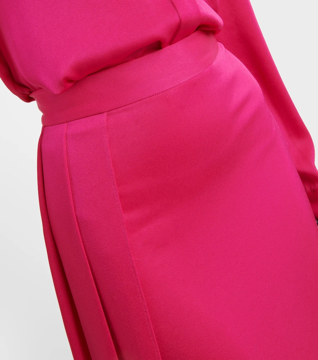 Alex Perry - Draped satin maxi skirt