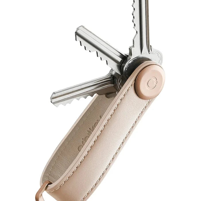 Ключодържател Orbitkey Leather Blus 8,5 cm
