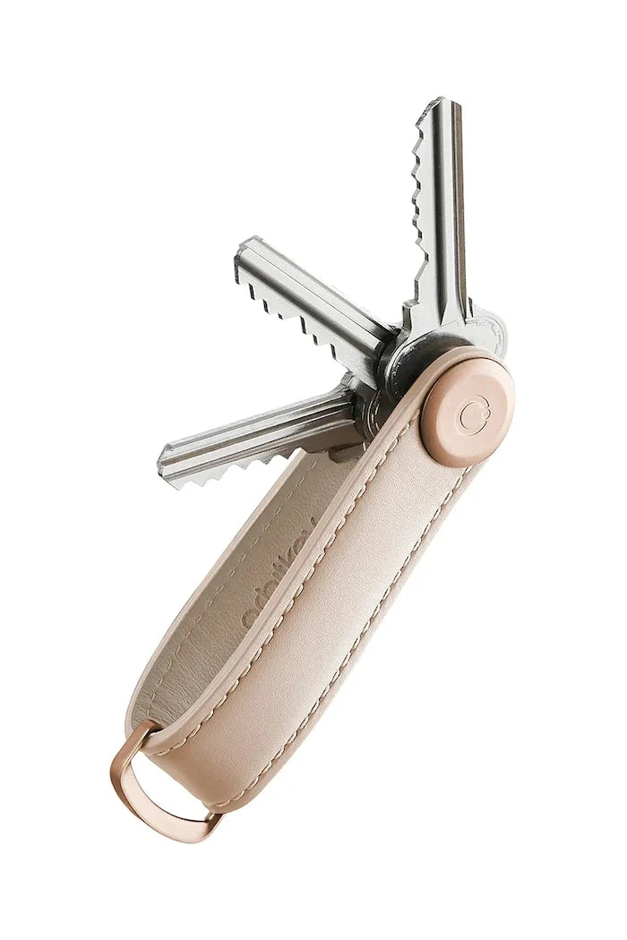 Ключодържател Orbitkey Leather Blus 8,5 cm