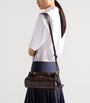 Prada Brown Small Leather Bonnie Shoulder Bag
