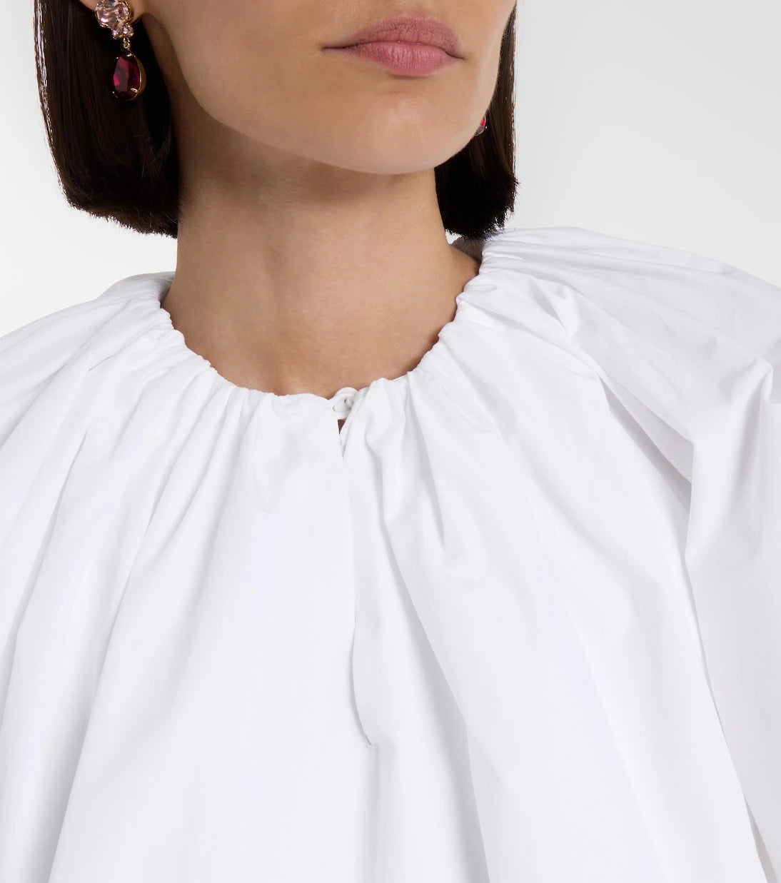Patou - Gathered cotton top