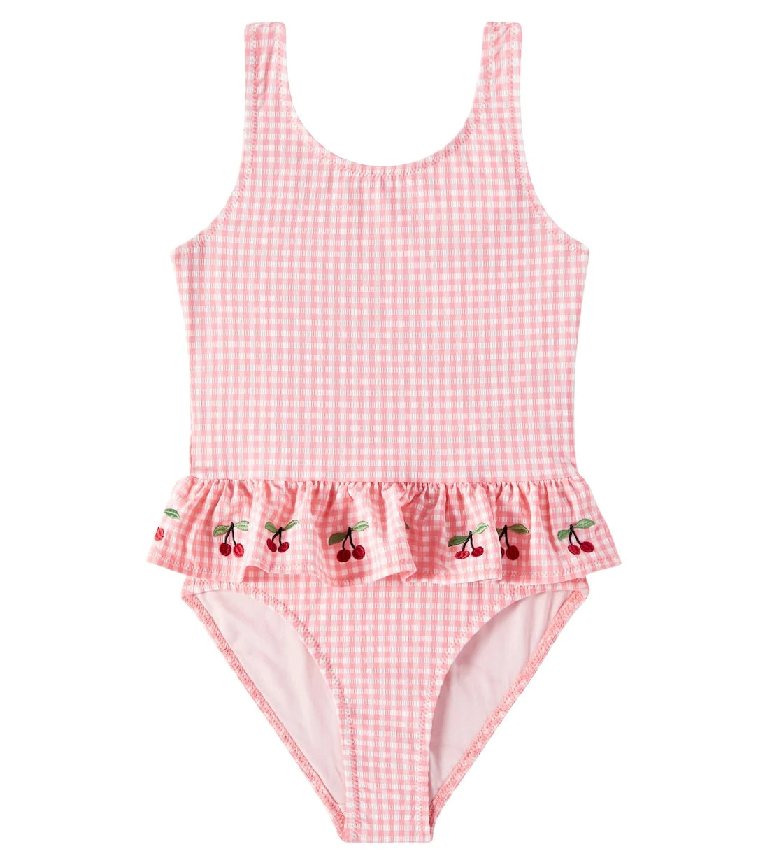 Konges Sløjd - Soline embroidered gingham swimsuit