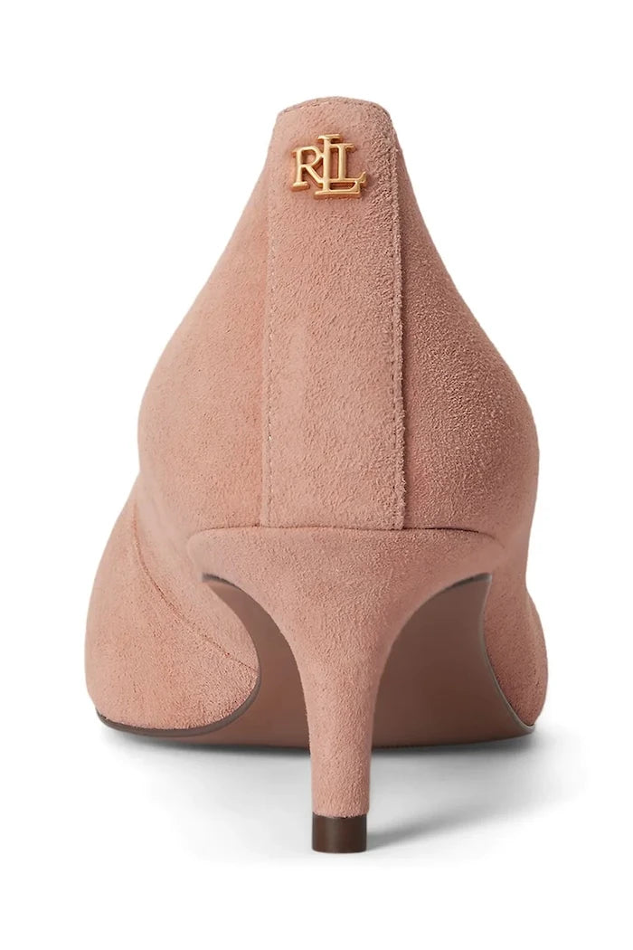 Lauren Ralph Lauren обувки с ток от кожа Adrienne