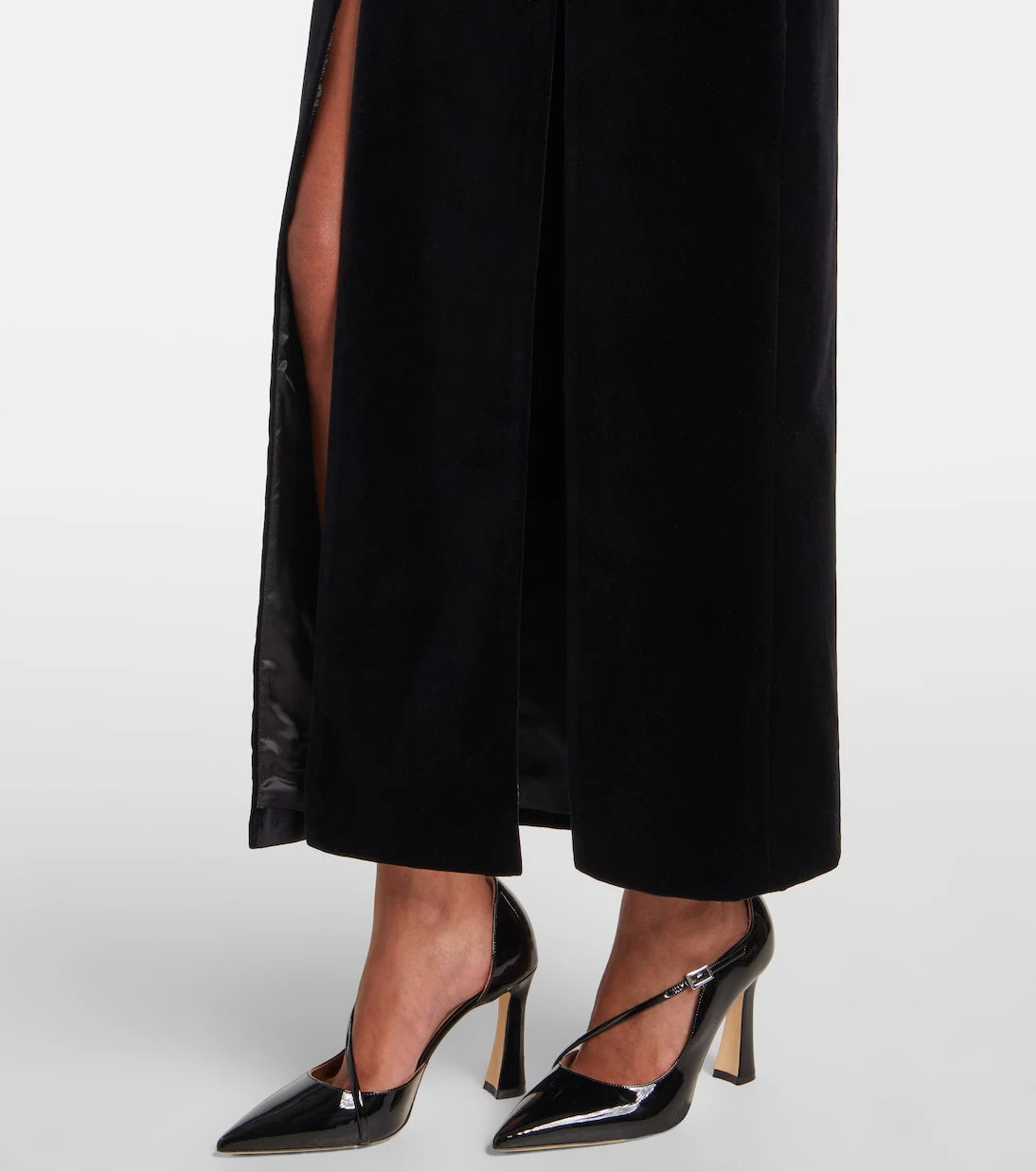 Nina Ricci - Cotton velvet maxi skirt