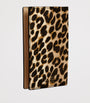 Panama Leather Leopard Print Passport Cover