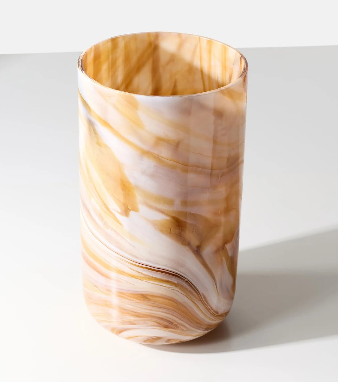 Polspotten - Marbled Large glass vase