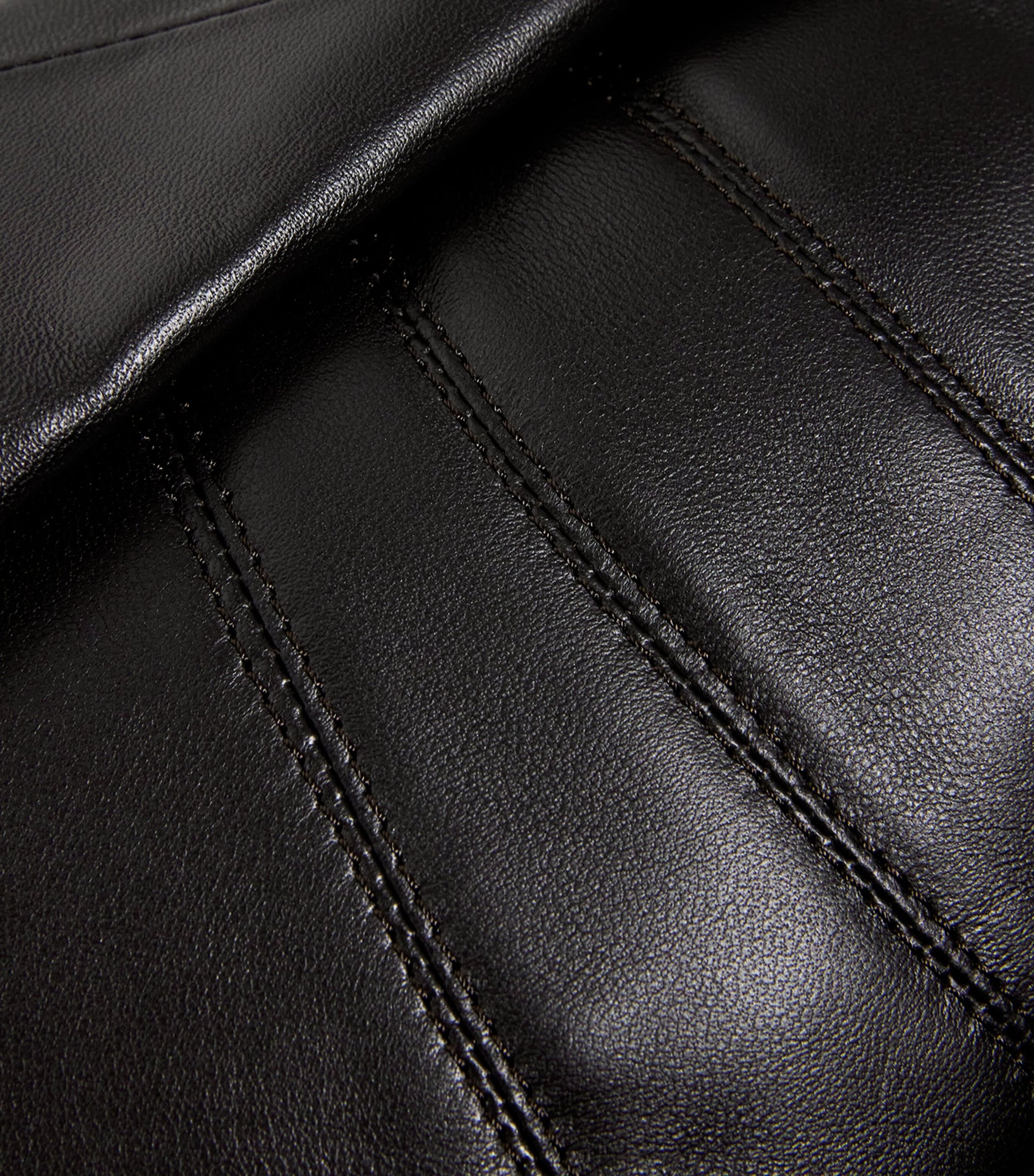 Small Nappa Leather Croissant Bag