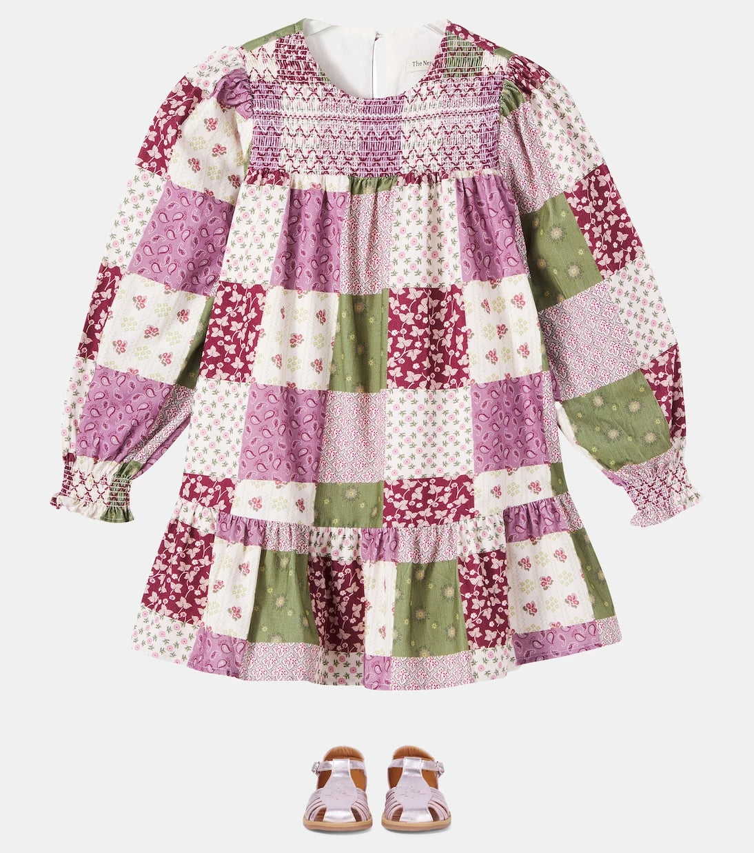 The New Society - Melba patchwork cotton corduroy dress