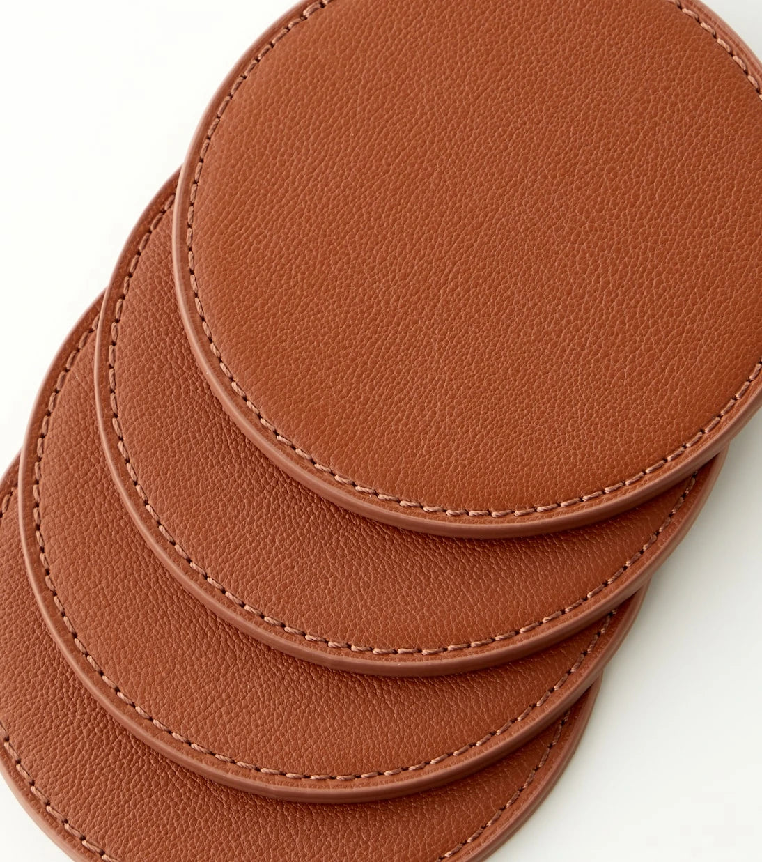 Georg Jensen - Sky set of 4 leather coasters by Aurélien Barbry