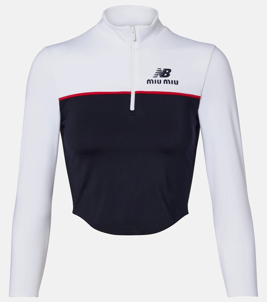 Miu Miu - x New Balance jersey crop top