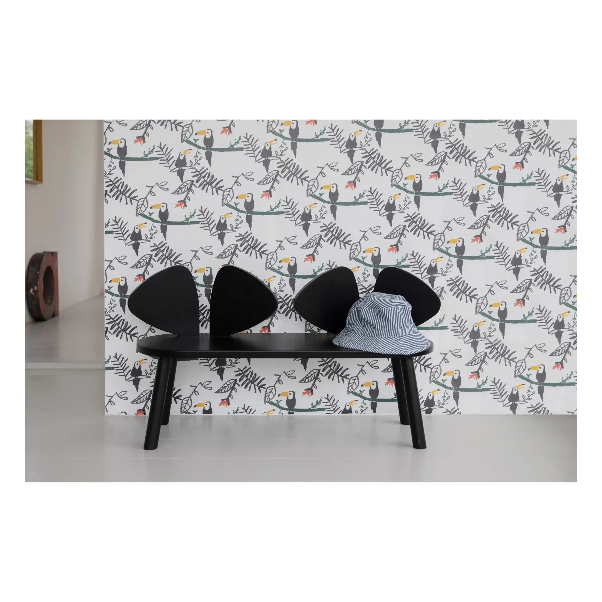 Nofred - Mouse bench in oak | Black