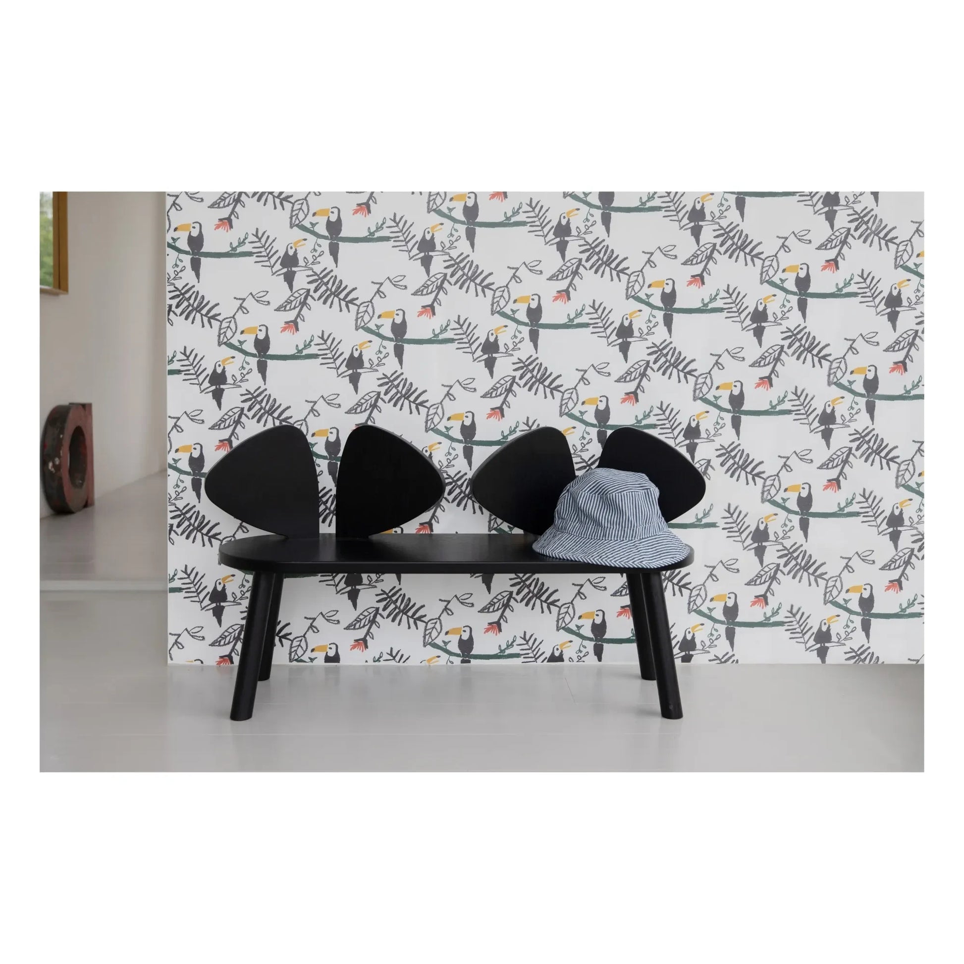 Nofred - Mouse bench in oak | Black