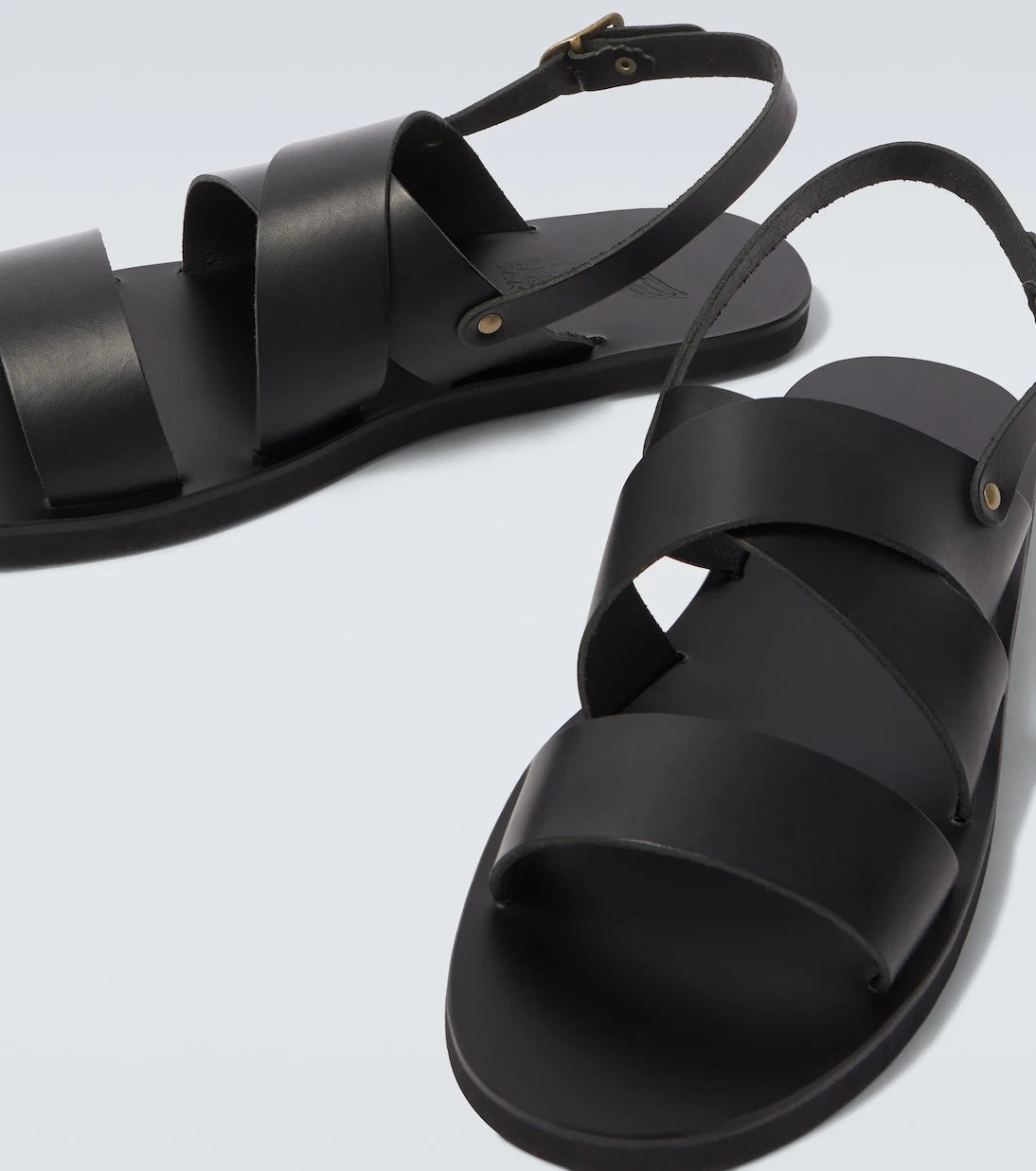Ancient Greek Sandals - Miltos leather slingback sandals
