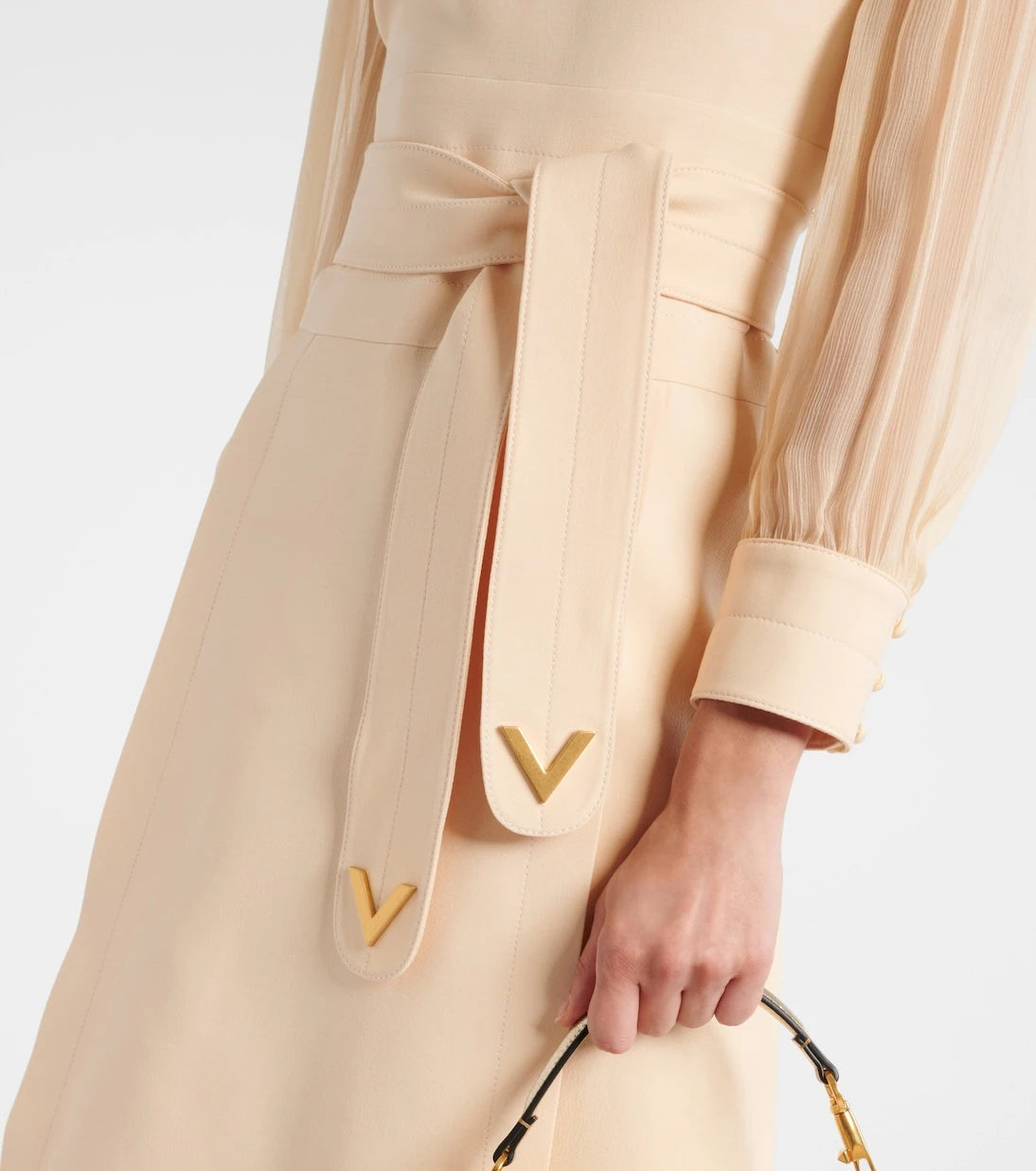 Valentino - Wool and silk Crepe Couture minidress