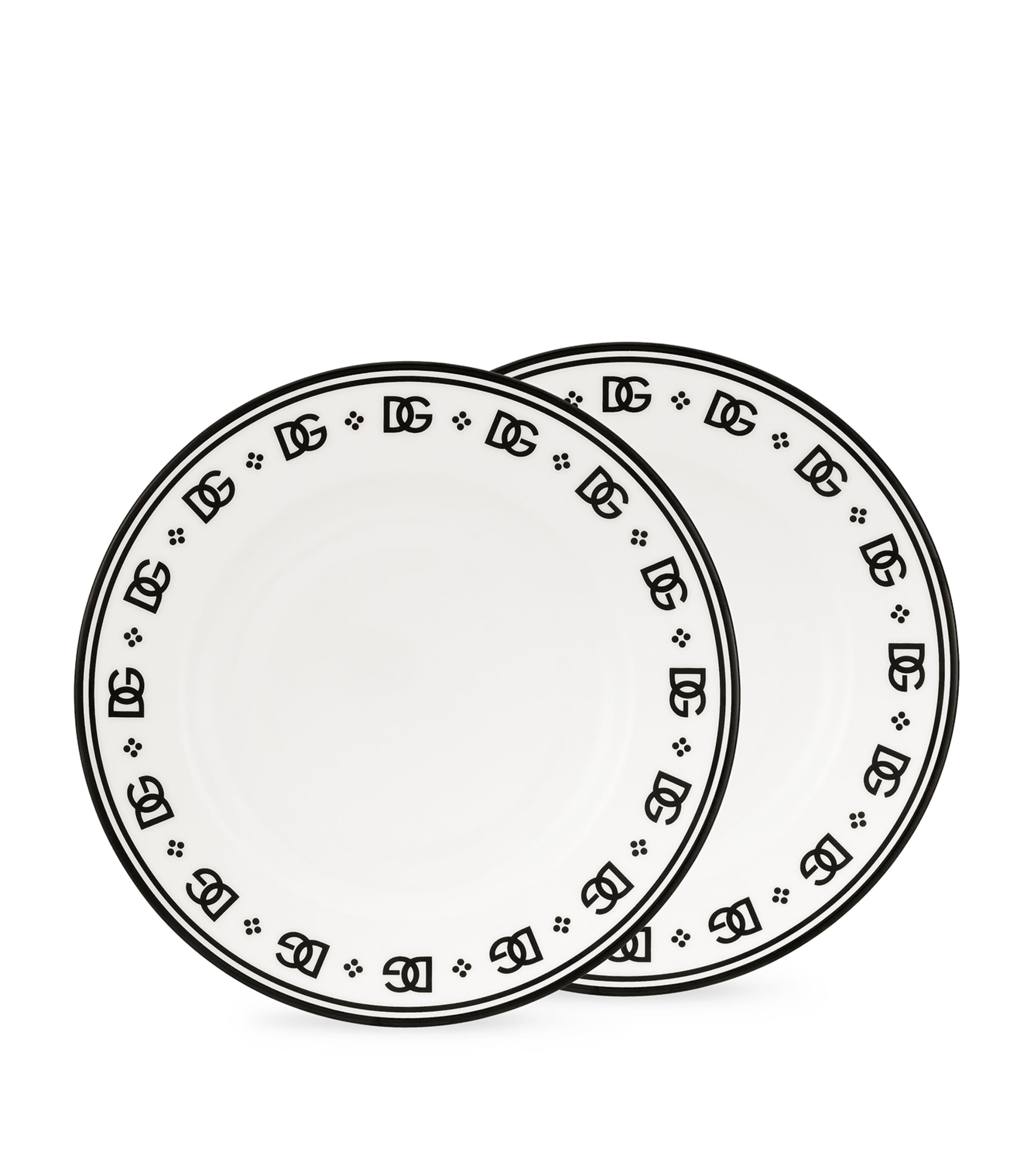 Set of 2 DG Logo Soup Plates (20cm)