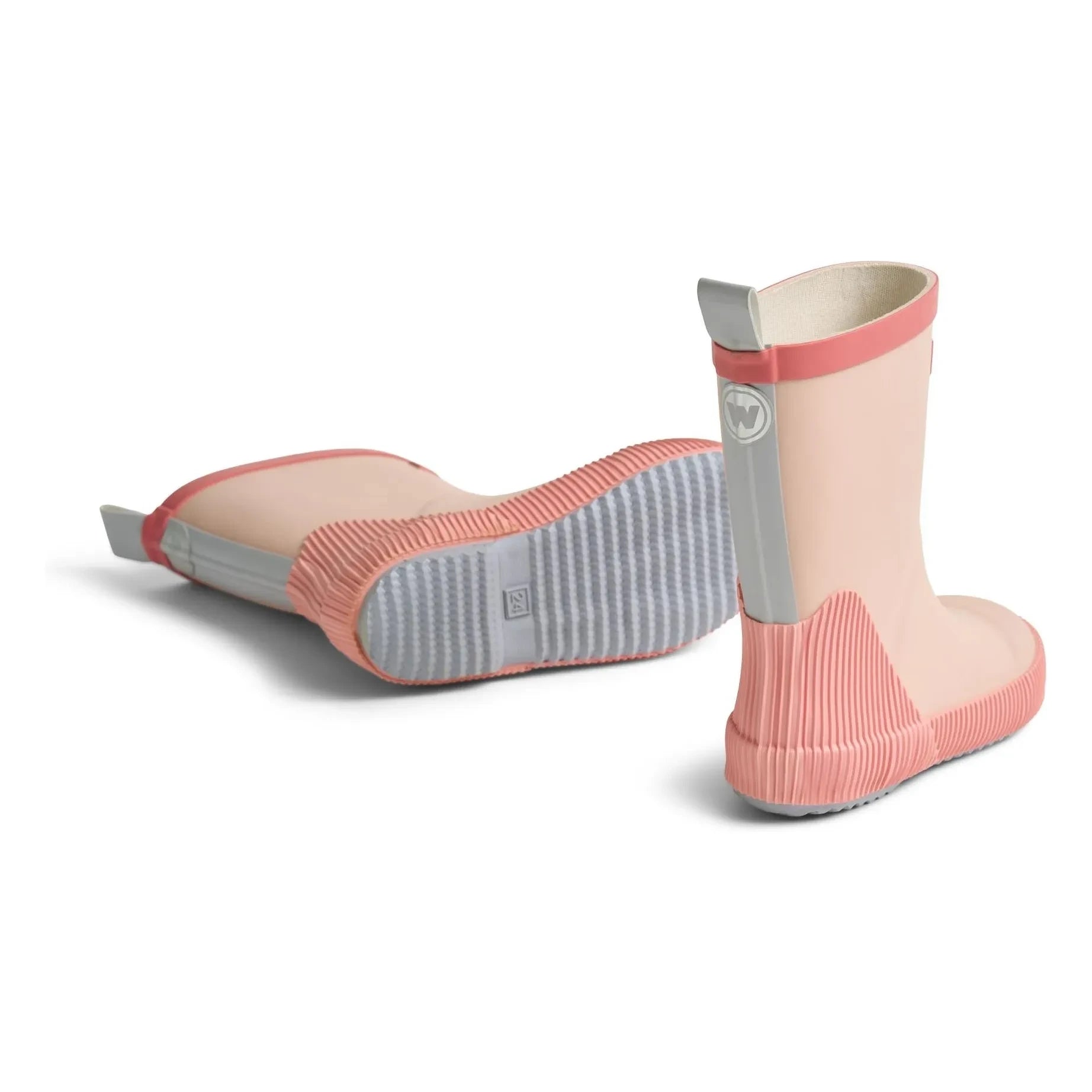 Wheat - Welly Rain Boots | Pale Pink