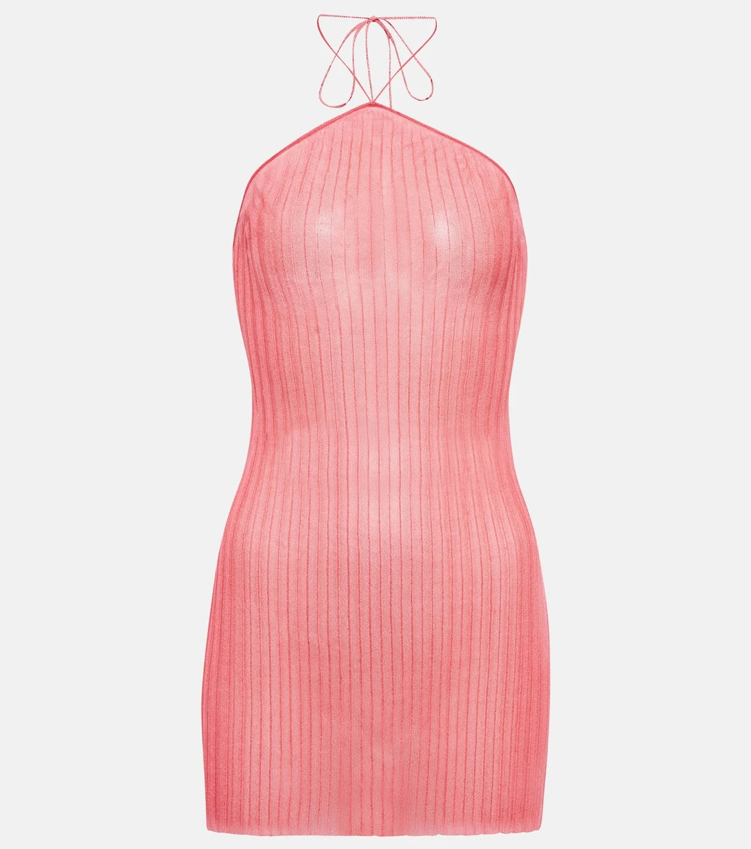 Nensi Dojaka - Halterneck cotton minidress