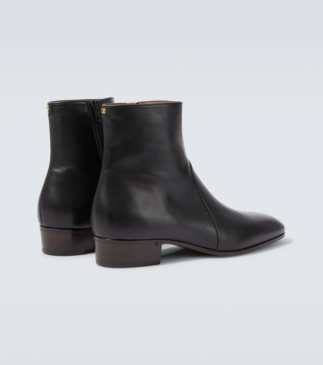 Valentino Garavani - VLogo leather ankle boots