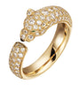 Yellow Gold and Diamond Panthère de Cartier Ring