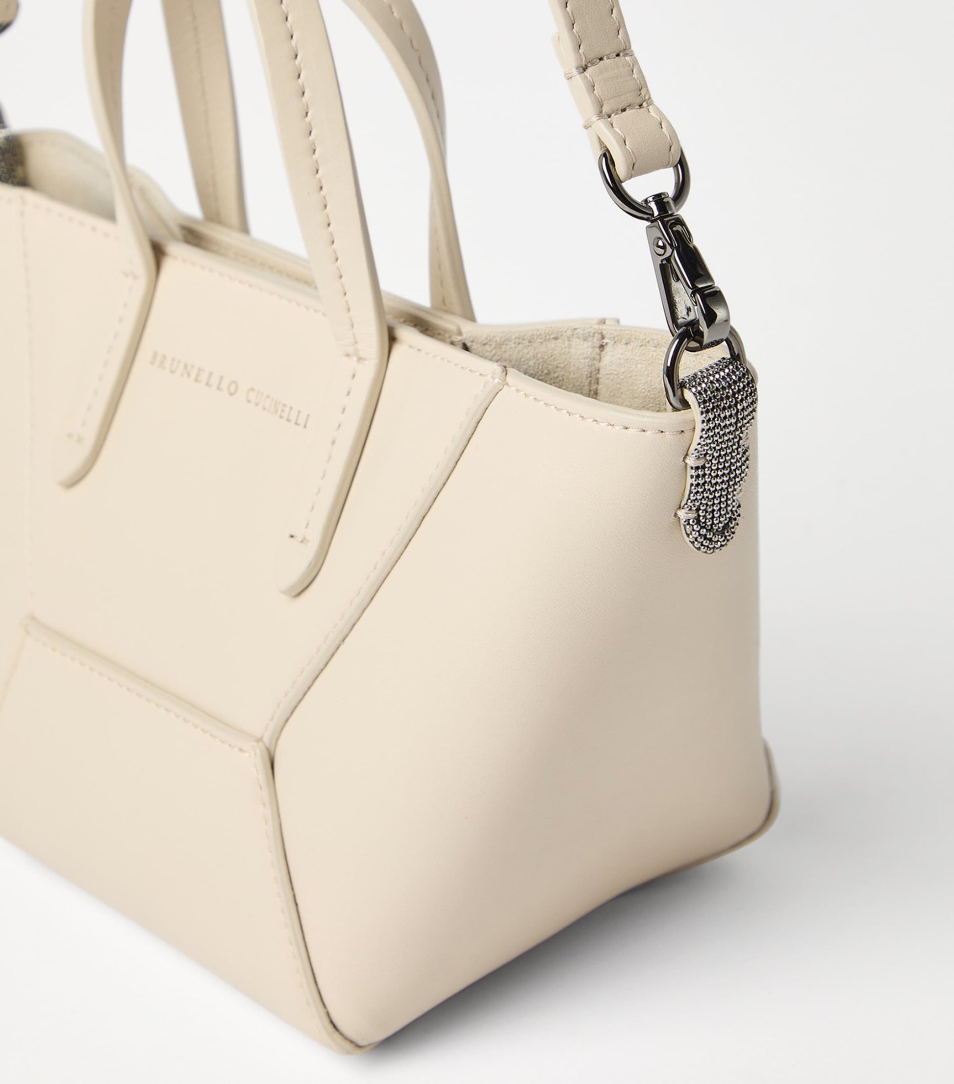 Mini Calfskin BC Duo Tote Bag