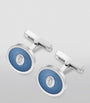 Sterling Silver Double C de Cartier Cufflinks