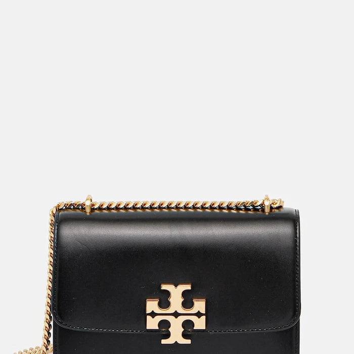 Кожена чанта Tory Burch Eleanor