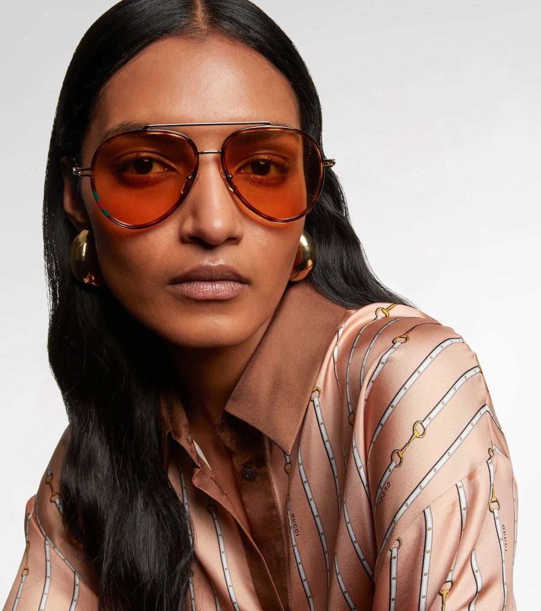 Gucci - GG Tiny aviator sunglasses