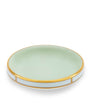 GINORI 1735 Porcelain Colonna Diva Verde Butter Dish (10cm)