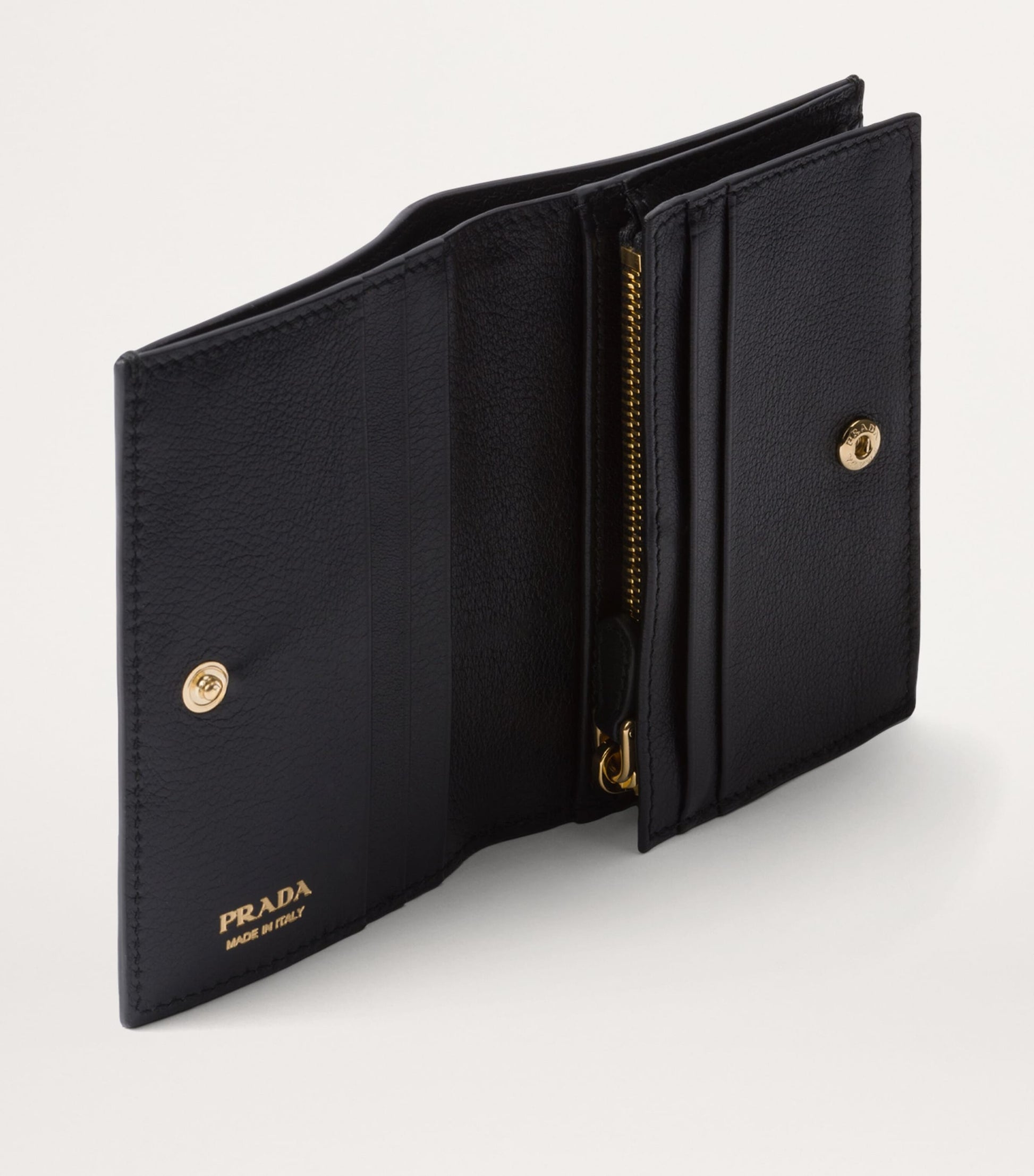 Prada Black Small Leather Wallet