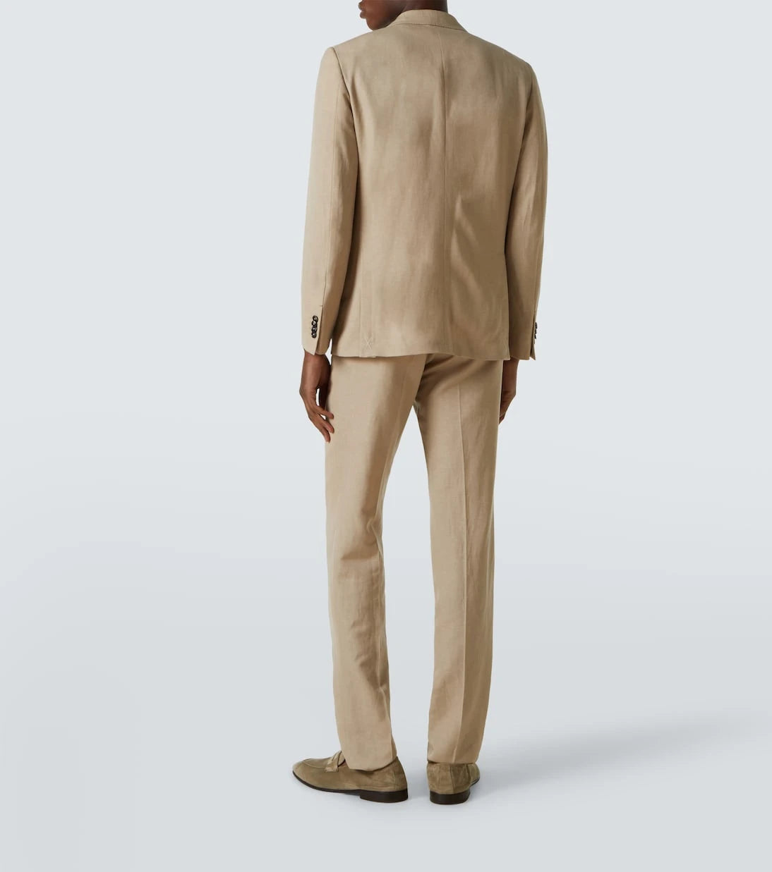 Zegna - بدلة تروفيه من الصوف والكتان
