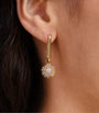 Yellow Gold and Diamond Mythology Daisy Earring Drops