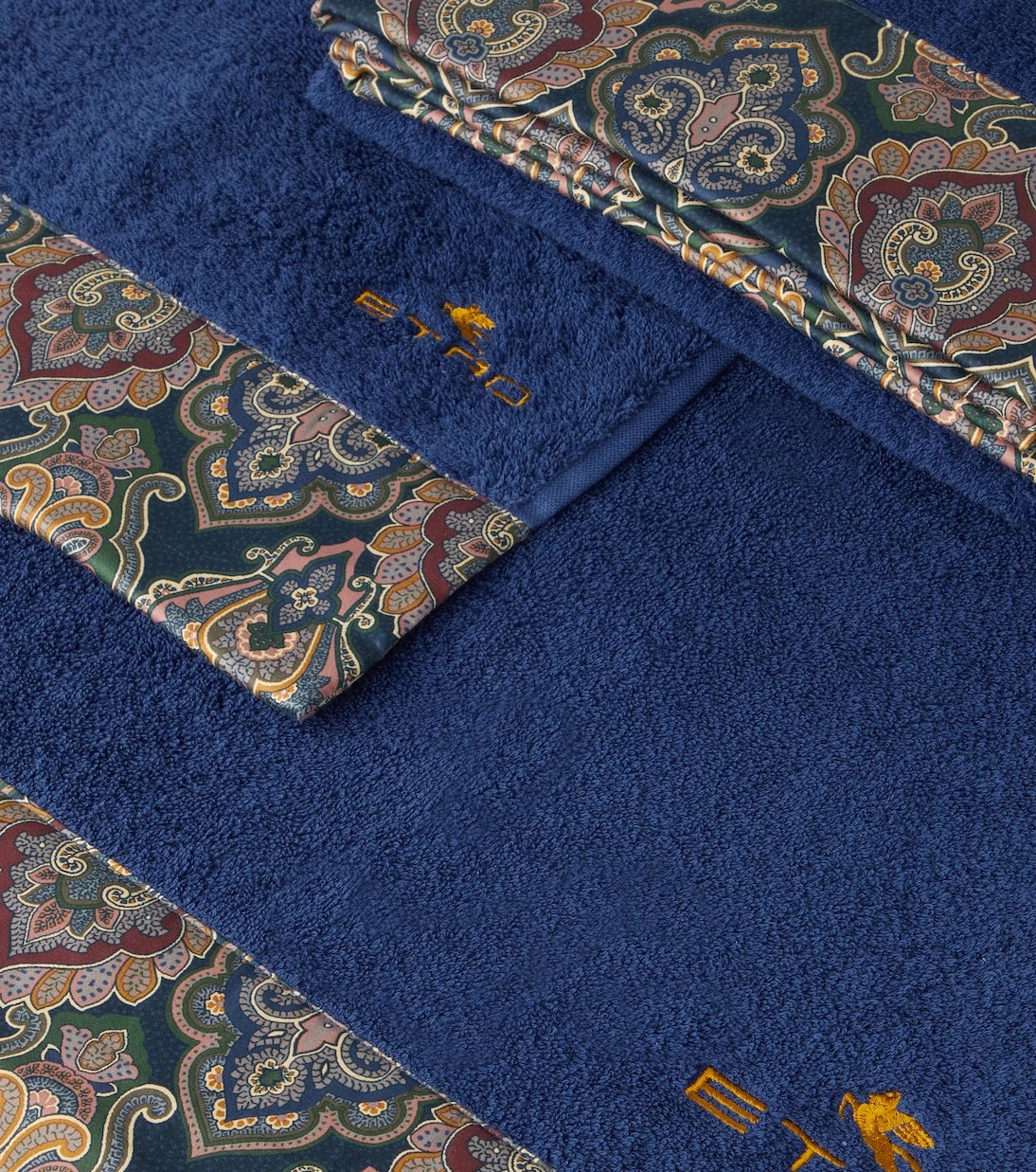 Etro - Set of 5 cotton terry towels