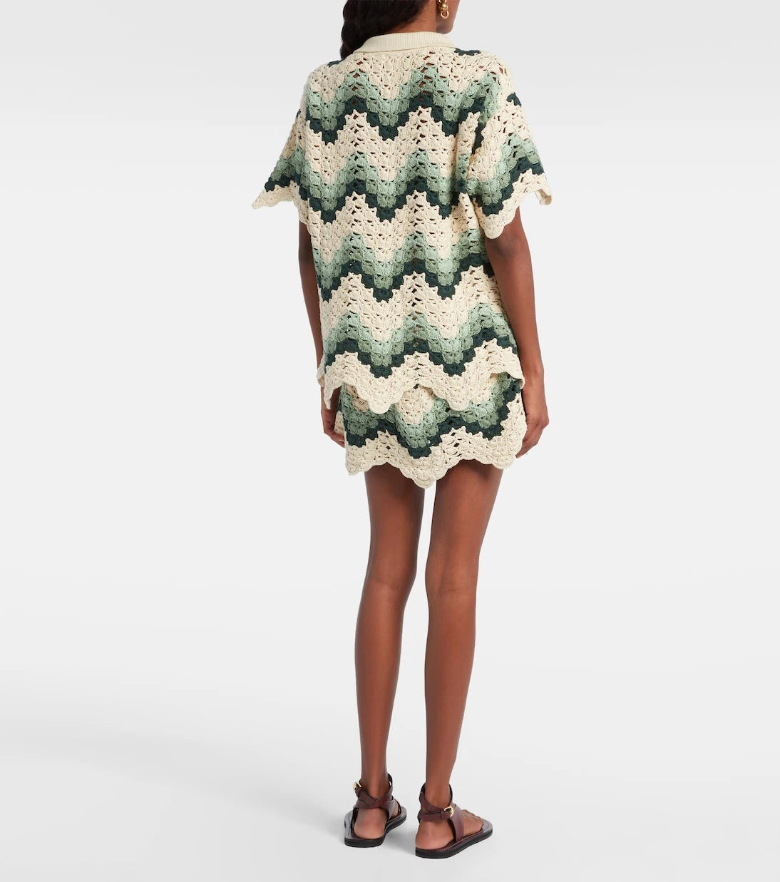 The Upside - Tidal Sagra cotton crochet top