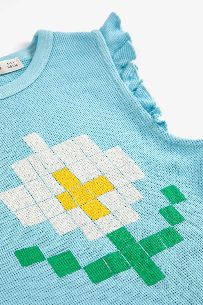 Bobo Choses Pixel Daisy Çocuk Pamuklu Üst