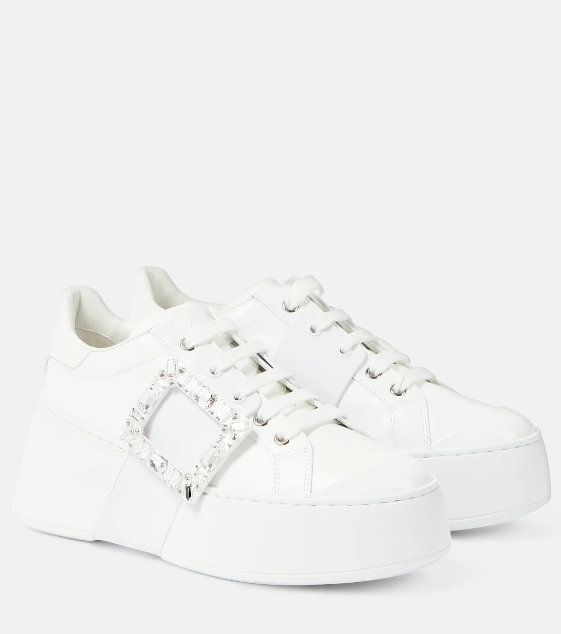 Roger Vivier - Viv' Skate leather sneakers