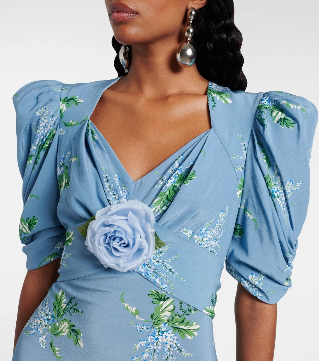 Rodarte - Floral silk cocktail dress