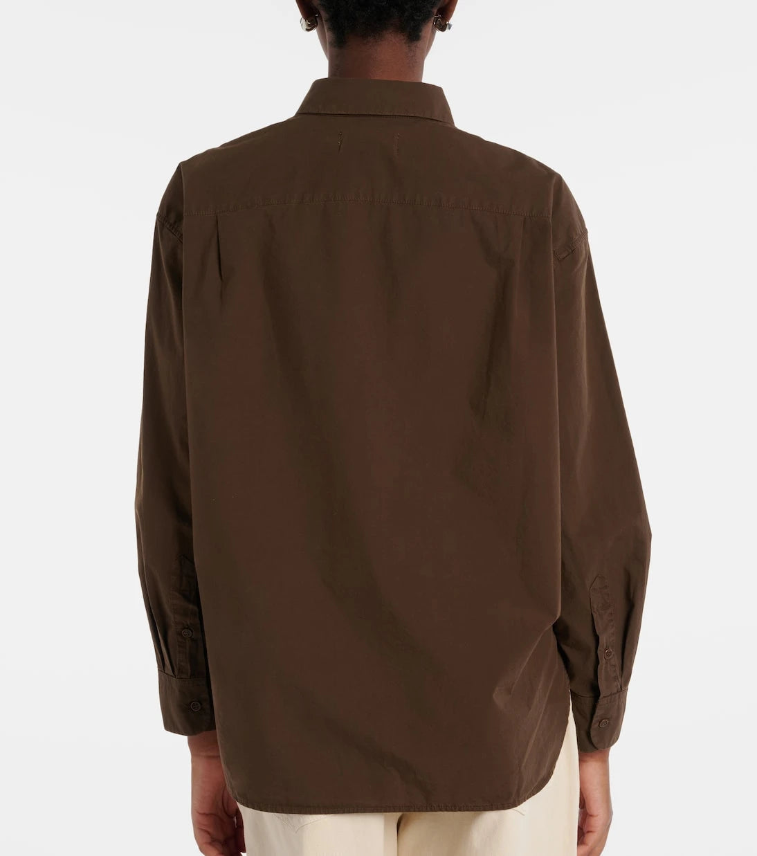Nili Lotan - Amante cotton poplin shirt