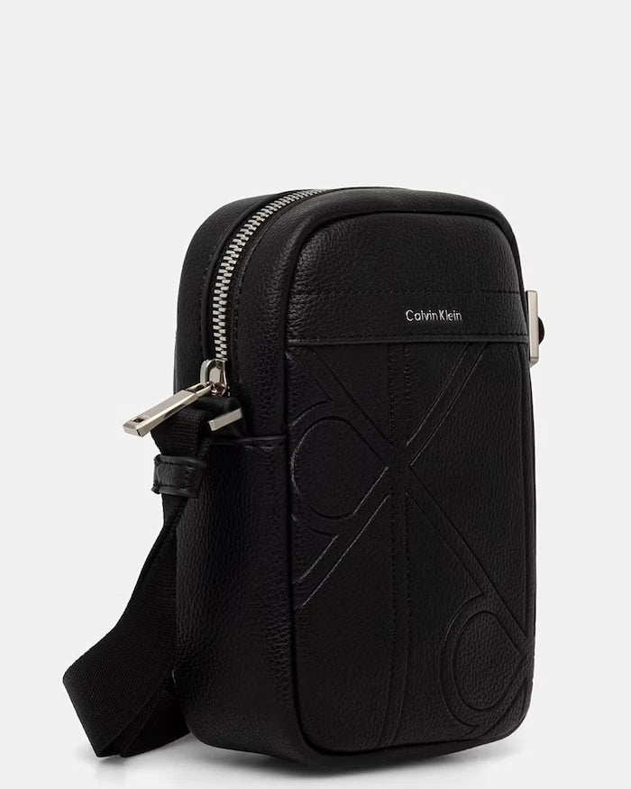 Calvin Klein erkek suni deri omuz çantası