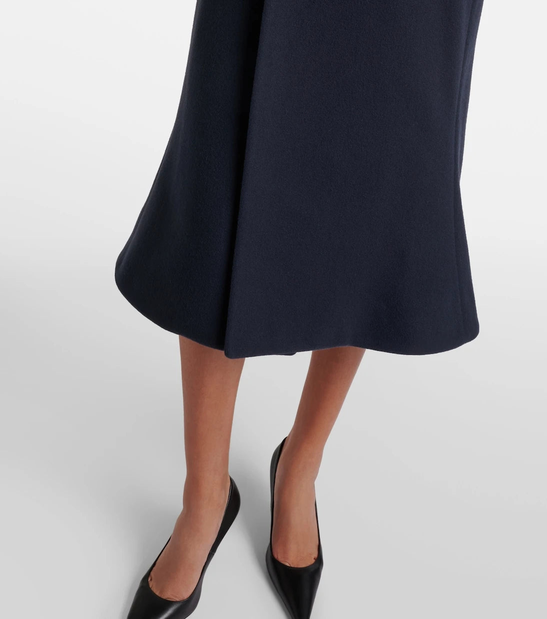 Balenciaga - Godet wool coat