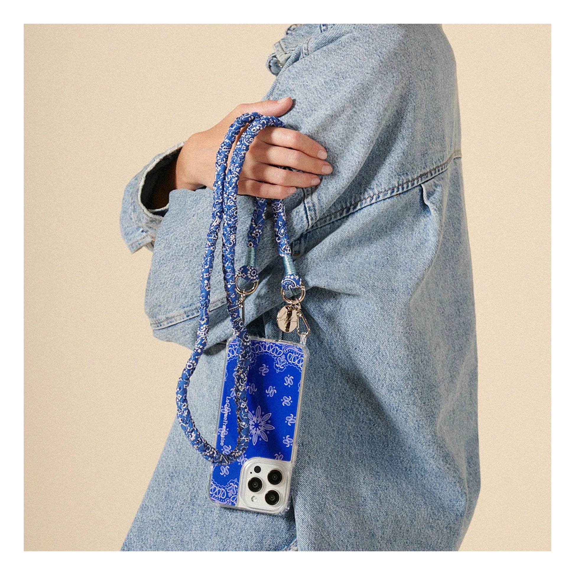 LaCoqueFrançaise - Cordon Long Della 120 cm | Blue