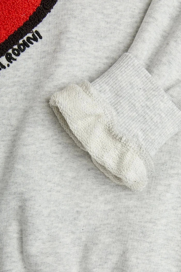 Mini Rodini Arrowed heart Çocuk Pamuklu Sweatshirt