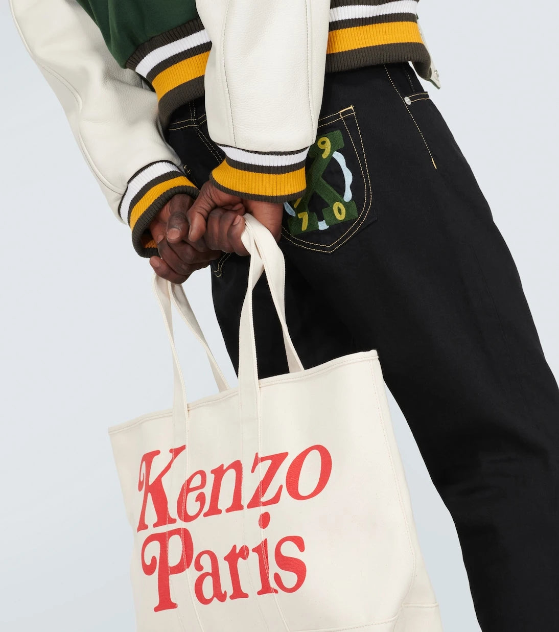 Kenzo - x Verdy Kenzo Utility Large canvas tote bag