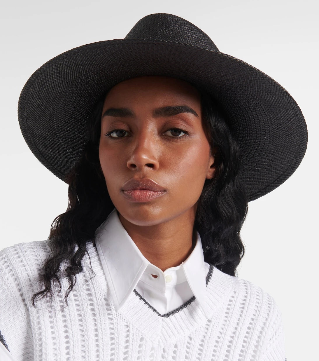 Brunello Cucinelli - Monili straw fedora