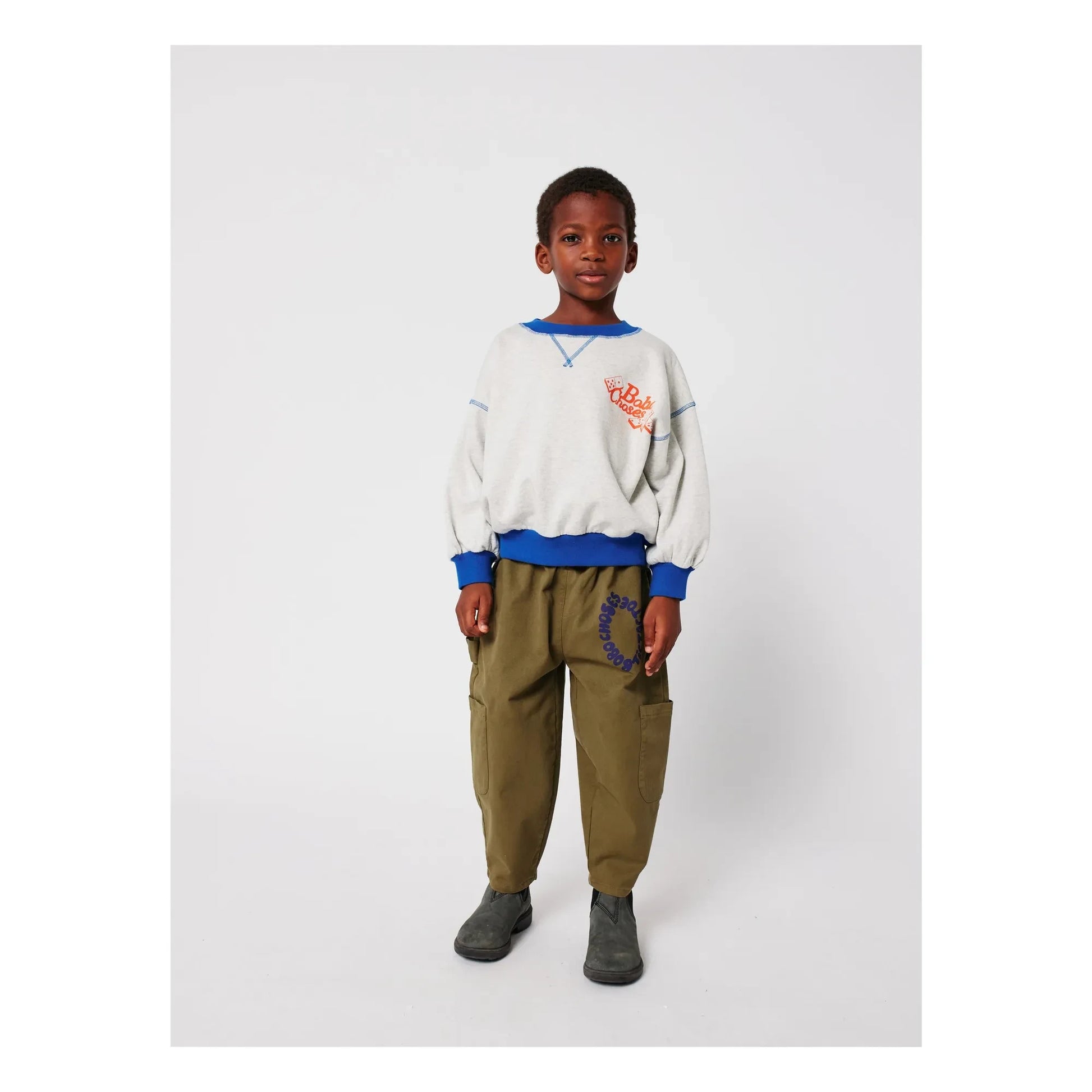 Bobo Choses - Sweat Dice Bobo Choses Organic Cotton | Heather grey